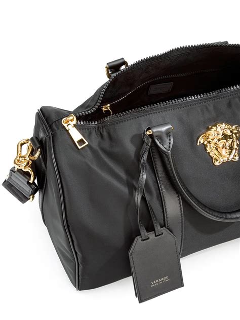 versace duffle bag macy's|versace men's shoulder bag.